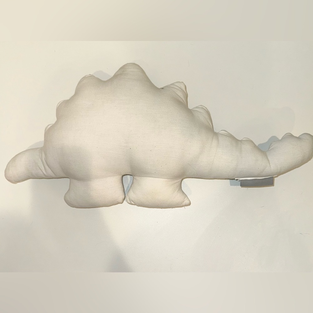 Crate&Barrel Green Dinosaur Pillow - Picture 2 of 2